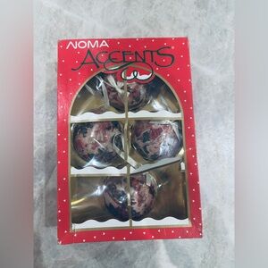 Vintage 90’s Noma Accents Ornaments set of 4
